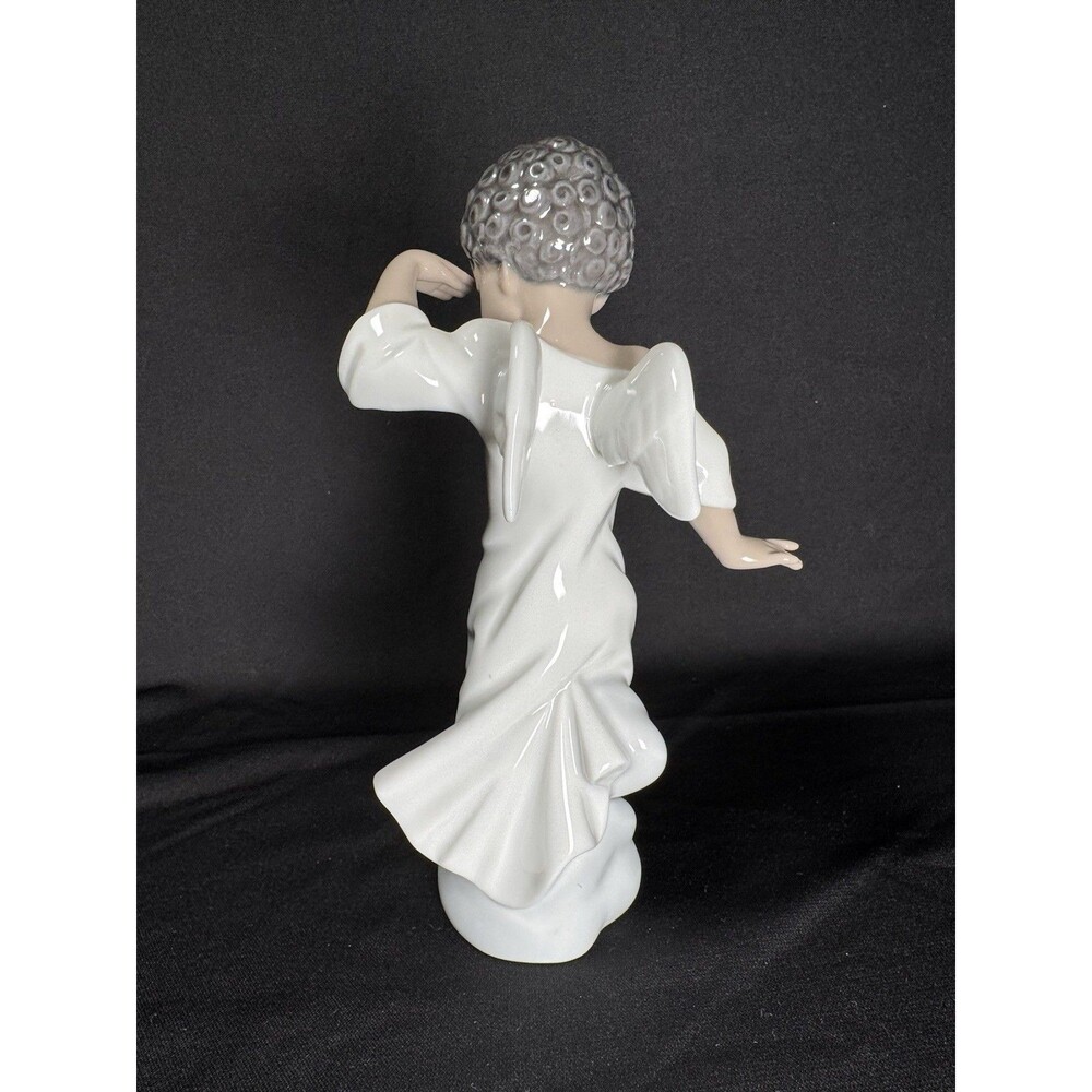 Lladro 6492 Black Legacy Your Special Angel Watching From Heaven Vintage 1997 - Picture 4 of 7